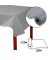 4 PROnappe Tischdecke grau 1,2 x 20,0 m